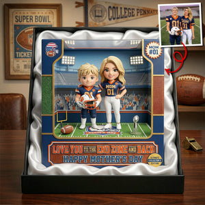 Custom Photo American Football Acrylic Plaque - Gifts For Mother 01hutn270326 - Shaped Plaques - GoDuckee