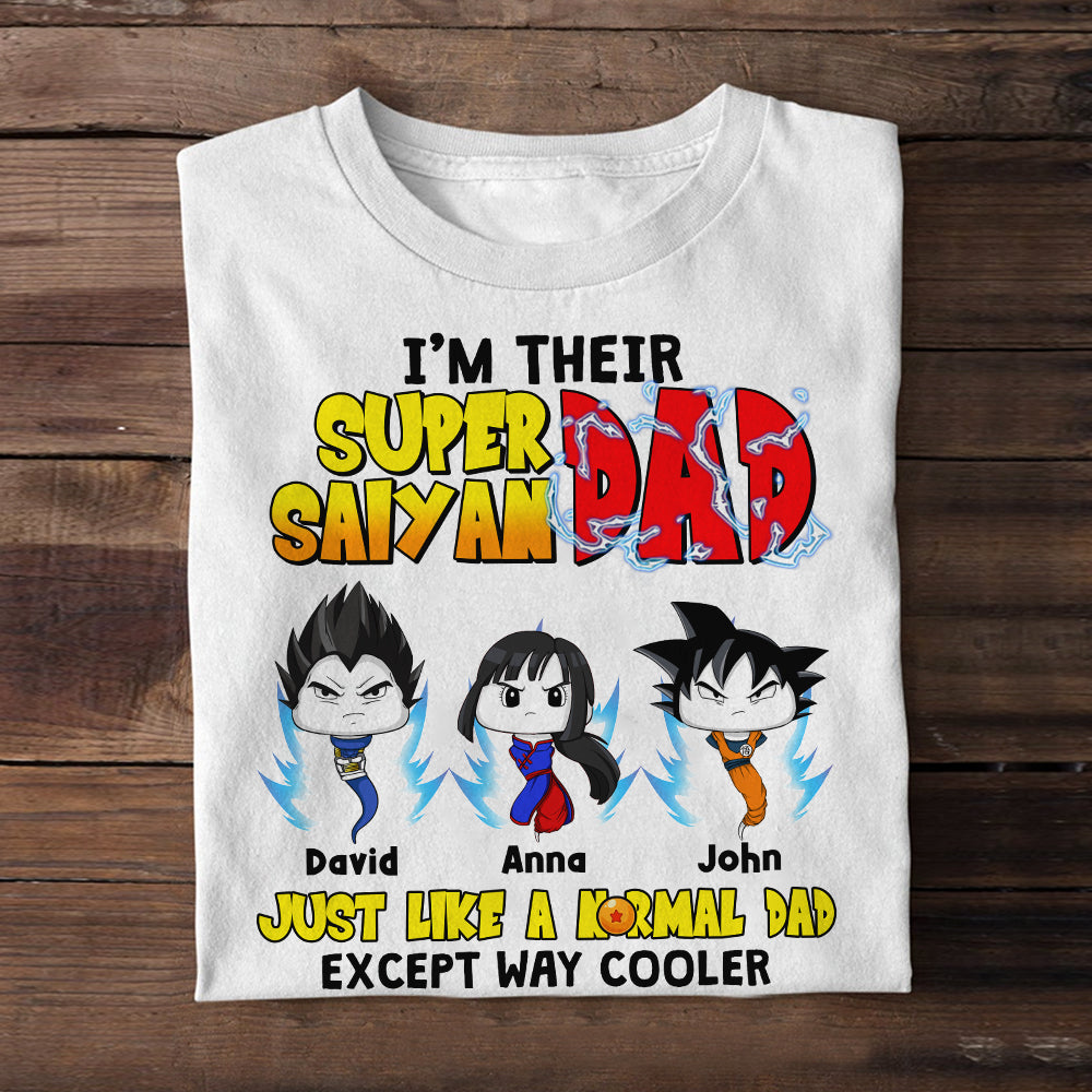 Just Like A Normal Dad Except Way Cooler, Personalized Shirt, Gift For Dad, Father's Day Gifts - Shirts - GoDuckee