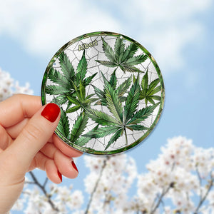 Personalized Gifts For Weed Lovers Suncatcher Ornament 43acqn240824 - Ornament - GoDuckee