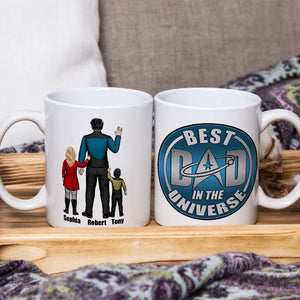 Best Dad in the universe - 02htpo090623hh Personalized Coffee Mug - Coffee Mug - GoDuckee