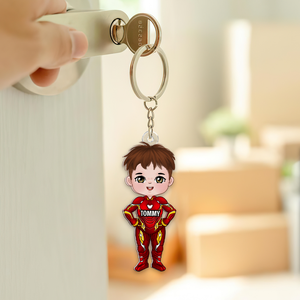 Personalized Gifts For Superhero Fans Keychain 06QHHU170125PA - Keychains - GoDuckee
