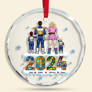 Personalized Gifts For Family Christmas Ornament 06achu011024hh - Ornament - GoDuckee