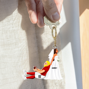 Personalized Gifts For American Football Lover Keychain 05QHHU110125PA - Keychains - GoDuckee