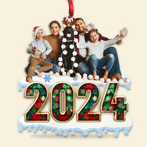 Custom Photo Gifts For Family Acrylic Ornament 01qhhu300924 - Ornament - GoDuckee