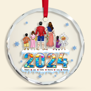 Personalized Gifts For Family Christmas Ornament 03achu011024pa - Ornament - GoDuckee