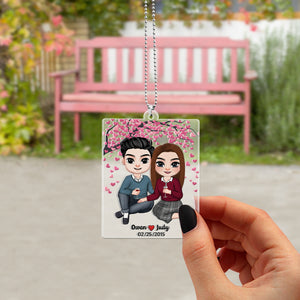 Couple-Personalized Ornament - Acrylic Custom Shape Ornament- Gift For Her/ Gift For Him- Car Ornament - Ornament - GoDuckee