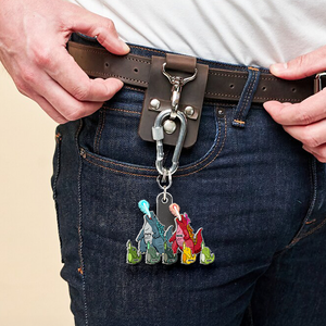 Personalized Gifts For Family Keychain Monster Family 05QHHU130325TM - Keychains - GoDuckee