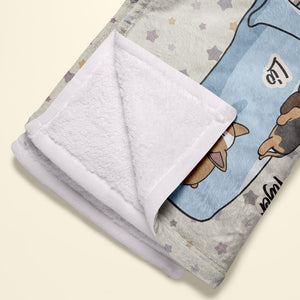 Personalized Gifts For Dog Lovers Blanket Every Morning I Wake Up Next To Someone Who Loves Me - Blankets - GoDuckee