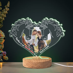Couple, Together Is Our Favorite Place To Be, Personalized 3D Led Light, Valentine Gift, Couple Gift, 03OHPO211223 - Led Night Light - GoDuckee