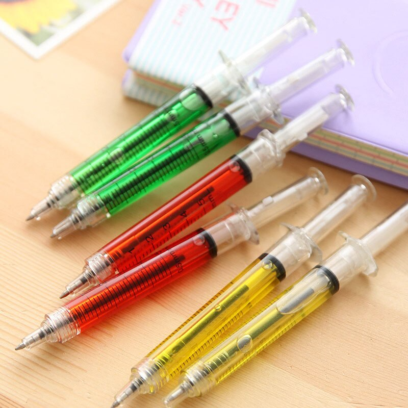 1/5Pcs Funny Nurse Pen Set Valentine's Day Fun Pens Black Ink Ballpoint Pen  Nursing Pens