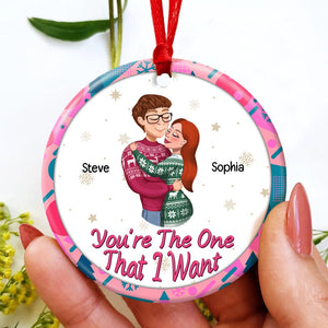 Couple, You are the one, Personalized Ornament, Christmas Gifts For Couple - Ornament - GoDuckee
