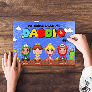 Personalized Gifts For Dad Puzzle 01huhu250524 Father's Day - Jigsaw Puzzles - GoDuckee