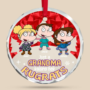 Personalized Gifts For Grandma Christmas Ornament 02tgtn231024hg - Ornament - GoDuckee