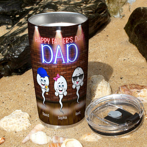 Happy Father's Day- Gift For Dad- Personalized Tumbler-Father's Day Tumbler - Tumbler Cup - GoDuckee