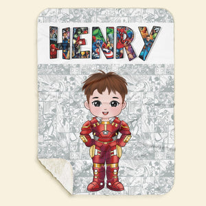 Personalized Gifts For Kid Blanket Custom Alphabet Name 05hudt160124pa - Blankets - GoDuckee