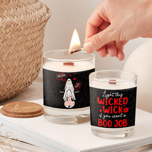 Personalized Gifts For Couple Scented Candle If You Want A Boo Job - Scented Candle - GoDuckee
