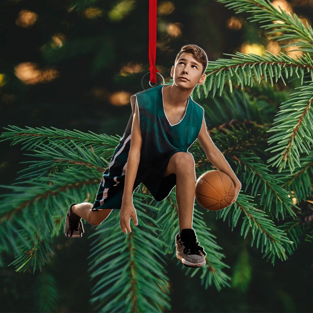 Personalized Custom Photo Ornament, Christmas Gifts For Basketball Lovers, 06PGPO190923 - Ornament - GoDuckee