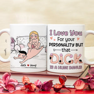 I Love You For Your Personality-Gift For Couple-Personalized Coffee Mug-Funny Couple - Coffee Mug - GoDuckee