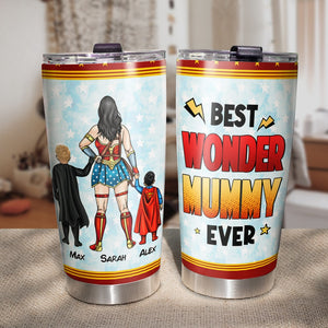 Personalized Gifts For Mom Tumbler Best Mummy Ever 02HUHN230324PA - Tumbler Cups - GoDuckee