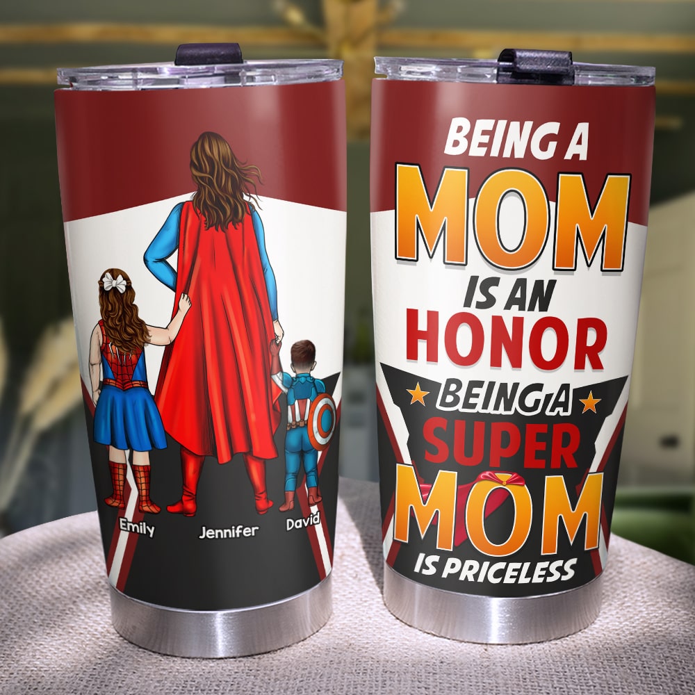 Personalized Gifts For Mom Tumbler Being A Mom Is An Honor 03toqn230324pa - Tumbler Cups - GoDuckee