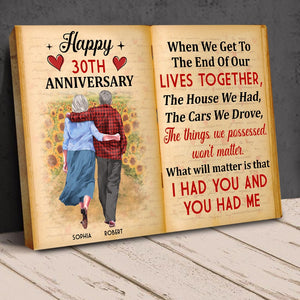 Couple, What Will Matter Is That I Had You And You Had Me, Personalized Poster, Couple Gifts - Poster & Canvas - GoDuckee