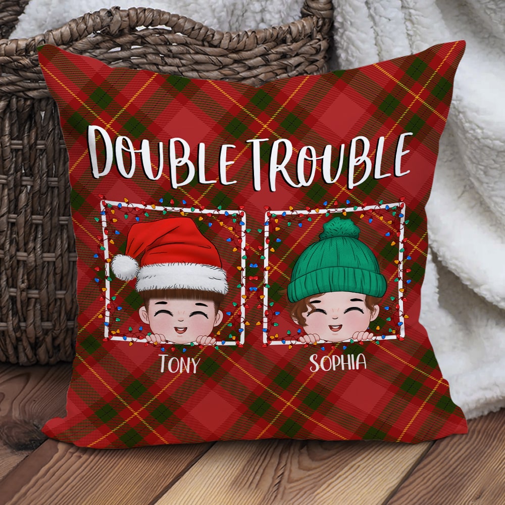 Kids, Grandchildren Are Like Flowers, Personalized Pillow, Christmas Gifts For Grandkids - Pillow - GoDuckee