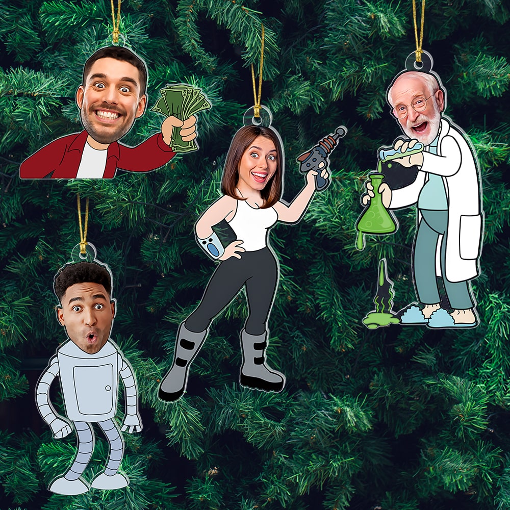 Gift For Christmas - Custom Photo Acrylic Ornament - Acrylic Custom Shape Ornament - 01toqn241123 - Ornament - GoDuckee