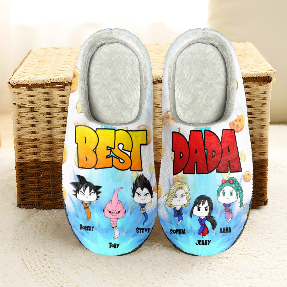 Father, Best Dada, Personalized Home Slippers, Christmas Gifts For Father, 06TOPO260923HA - Shoes - GoDuckee