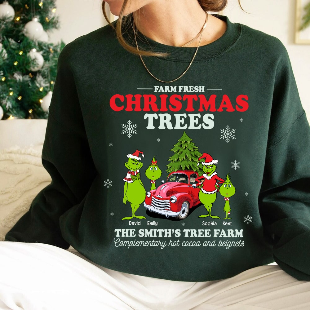Christmas Trees-Personalized 3D AOP Sweatshirt 3DAP-05htqn171023 - AOP Products - GoDuckee