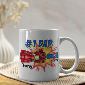 Daddy, Best Dad Ever, Personalized Mug, Gifts For Dad, 03DNPO220523HA - Coffee Mug - GoDuckee