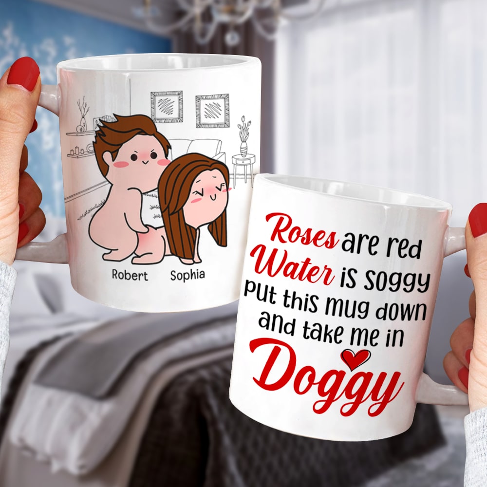 Put This Mug Down And Take Me In Doggy-Gift For Couple-Personalized Coffee Mug-Funny Couple - Coffee Mug - GoDuckee