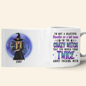 I'm The Crazy Witch Personalized Coffee Mug, Gift For Witch Lover - Coffee Mug - GoDuckee