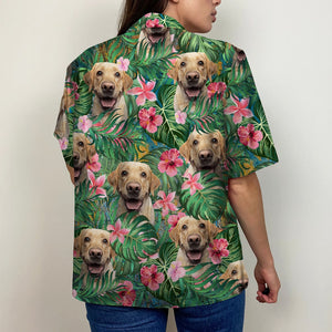 Custom Pet Face Personalized Hawaiian Shirt Gift For Dog Lover - Hawaiian Shirts - GoDuckee