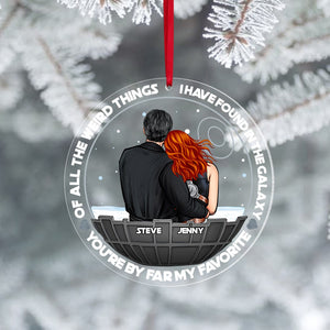 Couple, You Are By Far My Favorite, Personalized Ornament, Christmas Gifts For Couple, 02HUPO160923HH - Ornament - GoDuckee