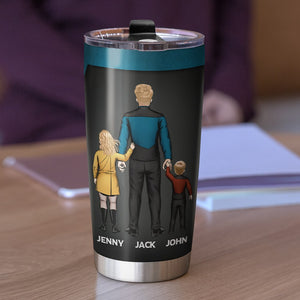 Galaxy's Greatest Dad-TZ-TCTT-03natn290523hh Personalized Tumbler - Tumbler Cup - GoDuckee