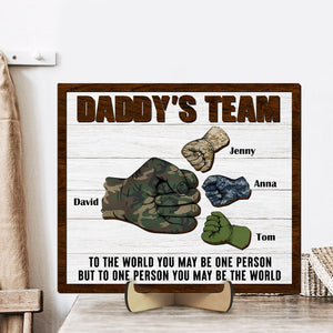 Personalized Gifts For Dad Wood Sign 04ohtn190224 Father's Day - Wood Signs - GoDuckee