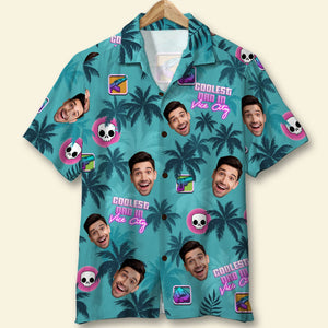 Custom Photo Gifts For Dad Hawaiian Shirt Coolest Dad 02katn050624 - Hawaiian Shirts - GoDuckee