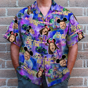 Tale As Old As Time-Custom Photo Hawaiian Shirt -Gift For Couple-GZ-HW-05hutn060723 - Hawaiian Shirts - GoDuckee