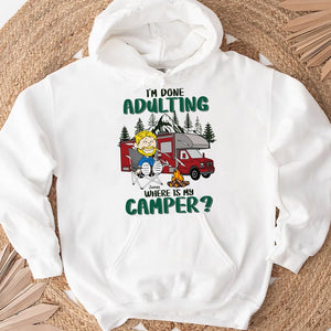 Personalized Gifts For Campers Shirt, Wanderlust Escape From Adulting 02qhtn160125pa - Shirts - GoDuckee