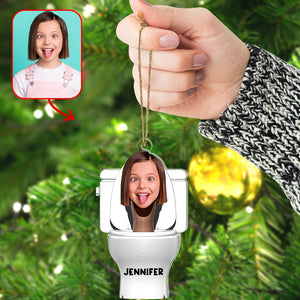 Funny Christmas Ornament, Custom Photo 01naqn111123 Ornament, Christmas Gift For Family - Ornament - GoDuckee