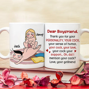 Thank You For Your Personality-Gift For Couple-Personalized Coffee Mug- Funny Couple - Coffee Mug - GoDuckee