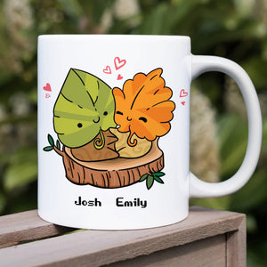 I'm So Glad We Found Each Other, Personalized Mug, Gift For Couple, 01NAHN290623 - Coffee Mug - GoDuckee