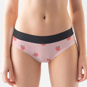 Customized Valentine's Boxer Briefs for Women, Girlfriend or Wife Name, Pink Underwear, 03KAPO291223 - Boxer Briefs - GoDuckee