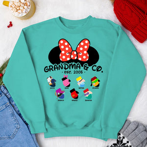 Grandma-Personalized 3D AOP Sweatshirt- Gift For Grandma- Christmas Gift- 3DAP-01htqn011123da - AOP Products - GoDuckee