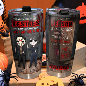 We Are More Than Besties-Personalized Tumbler-Gift For Besties- Halloween Gifts-TZ-TCTT-04htqn200723hh - Tumbler Cup - GoDuckee