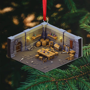 Acrylic Custom Shape Ornament - Gamer Gift For Christmas - 03NAPO211123 - Ornament - GoDuckee