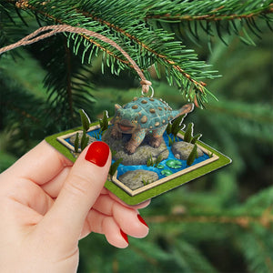 Acrylic Custom Shape Ornament - Christmas Gifts Jurassic World - 02HUPO231123 - Ornament - GoDuckee