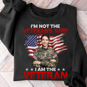 I'm Not The Veteran's Wife- Custom Photo Shirt- Gift For Veteran-02acqn211223 - Shirts - GoDuckee