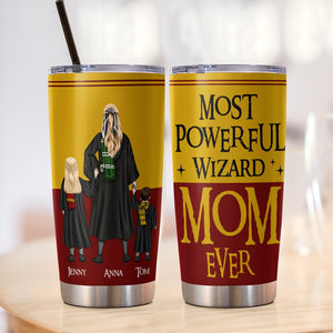 Personalized Gifts For Mom Tumbler Most Powerful Wizard Mom Ever 01ohtn270224tm Mother's Day Gifts - Tumbler Cups - GoDuckee