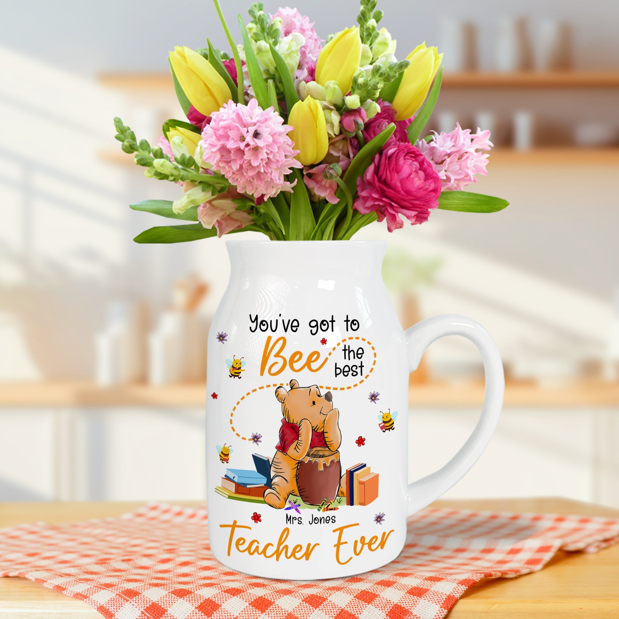 Personalized Gifts For Teacher Flower Vase 03naqn200624 - Flower Vase - GoDuckee